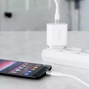 Зарядний пристрій Proove Rapid 30W with Type-C/Type-C White (54688)