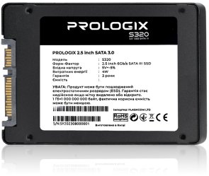 SSD-накопичувач ProLogix S320 SATA III 960GB (PRO960GS320)