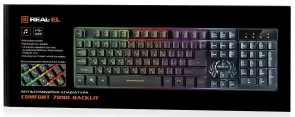 Фото: Клавіатура Real-EL Comfort 7090 Backlit (EL123100031) № 10 | KTC