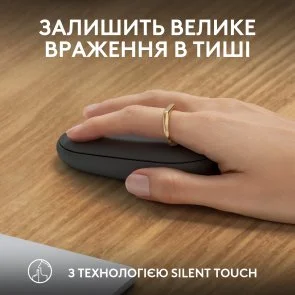 Фото: Миша Logitech Pebble 2 M350s Tonal Graphite (910-007015) № 14 | KTC