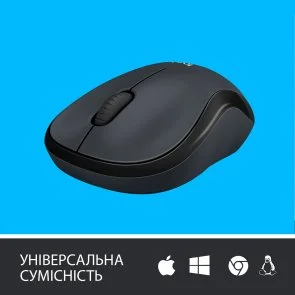 Фото: Миша Logitech M220 Silent Charcoal Black (910-004878) № 4 | KTC