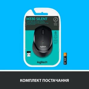 Фото: Миша Logitech M330 Silent Plus Black (910-004909) № 7 | KTC