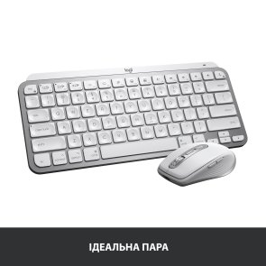 Клавіатура Logitech MX Keys Mini for Mac Pale Grey (920-010526)