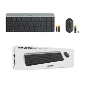 Фото: Комплект клавіатура+миша Logitech MK470 Slim Combo Graphite (920-009204) № 11 | KTC