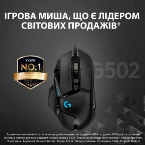Фото: Миша Logitech G502 Hero High Performance (910-005470) № 11 | KTC