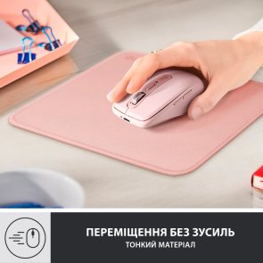 Килимок Logitech Mouse Pad Studio Series 200x230x2mm Darker Rose (956-000050)