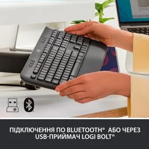 Фото: Клавіатура Logitech Signature K650 Wireless Graphite (920-010945) № 8 | KTC