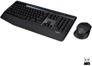 Фото: Комплект клавіатура+миша Logitech MK345 Wireless US/Ukr Black (920-006489) № 5 | KTC