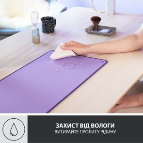 Килимок Logitech Desk Mat Studio Series 300x700x2mm Lavender (956-000054)