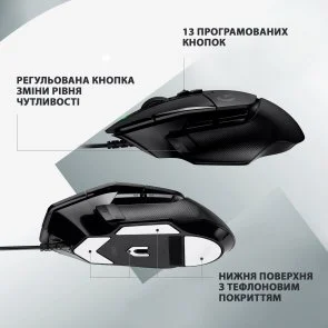 Фото: Миша Logitech G502 X Black (910-006138) № 7 | KTC