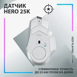 Фото: Миша Logitech G502 X Plus White (910-006171) № 4 | KTC