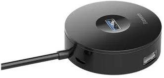 USB-хаб Baseus Round Box Black (CAHUB-F01)