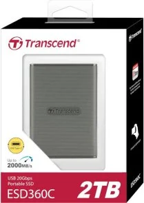 Фото: Зовнішній SSD-накопичувач Transcend ESD360C 2TB Gray (TS2TESD360C) № 3 | KTC