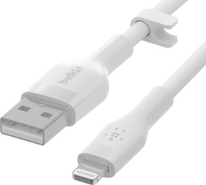  Кабель Belkin BoostCharge Flex AM / Lightning 2m White (CAA008BT2MWH)