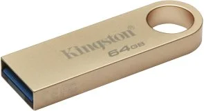 Фото: Флешка USB Kingston DataTraveler SE9 G3 64GB Gold (DTSE9G3/64GB) № 2 | KTC