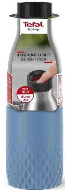 Термопляшка Tefal Bludrop Soft Touch 500 ml Blue (N3110710)