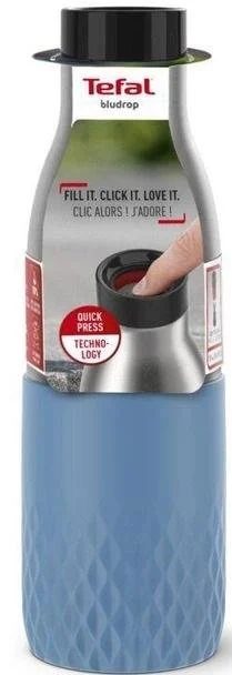 Фото: Термопляшка Tefal Bludrop Soft Touch 500 ml Blue (N3110710) № 2 | KTC