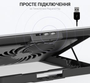 Підставка для ноутбука GamePro CP620S Silver