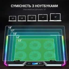 Фото: Підставка для ноутбука GamePro CP890 Black № 9 | KTC