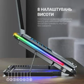 Фото: Підставка для ноутбука GamePro CP670 Black № 4 | KTC