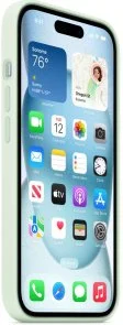 Фото: Чохол Apple for iPhone 15 - Silicone Case with MagSafe Soft Mint (MWNC3) № 6 | KTC