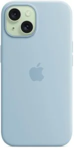Фото: Чохол Apple for iPhone 15 - Silicone Case with MagSafe Light Blue (MWND3) № 4 | KTC