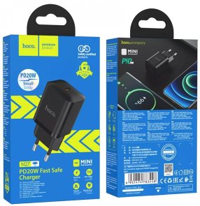 Зарядний пристрій Hoco N27 PD20W Black (N27 Black)