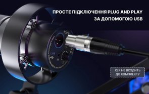 Мікрофон Fifine K688 XLR Black