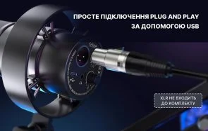 Фото: Мікрофон Fifine K688 XLR/USB Black № 7 | KTC