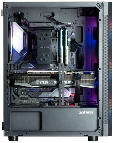 Корпус Zalman i4 TG Black with window (I4TGBLACK)