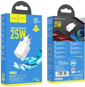 Зарядний пристрій Hoco N19 PD 25W White (N19_White)