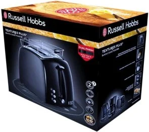 Фото: Тостер Russell Hobbs Textures Plus Black (22601-56) № 6 | KTC