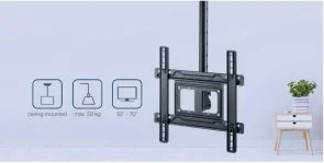 Фото: Кронштейн Gembird CM-70ST-01 Black № 10 | KTC