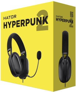  Гарнітура Hator Hyperpunk 2 Black (HTA-815)