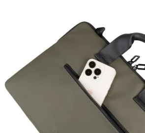 Фото: Сумка для ноутбука Tucano Gommo Super Slim 14/15 Military Green (BSGOM1314-VM) № 4 | KTC
