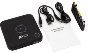 Батарея універсальна PowerPlant 24000mAh 60W/Wireless Charger Black (PB930463)