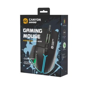 Миша Canyon Fortnax GM-636 USB Black (CND-SGM636B)