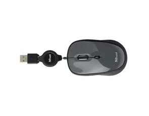 Фото: Мишка Trust Yvi Retractable чорна № 2 | KTC
