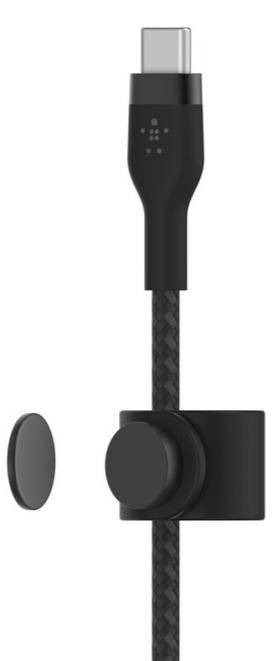 Кабель Belkin BoostCharge Pro Flex Type-C/Type-C 1m PD Black (CAB011BT1MBK)