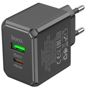 Фото: Зарядний пристрій Hoco CS14A Ocean 20W Black (6942007603898) № 2 | KTC