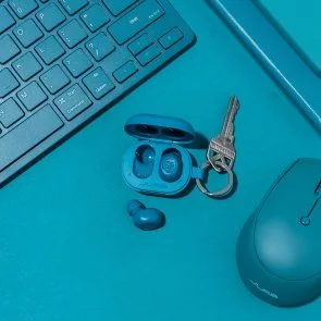Фото: Навушники JLAB JBuds Mini TWS Aqua (IEUEBJBMINIRAQUA124) № 8 | KTC