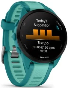 Фото: Смарт годинник Garmin Forerunner 165 Music Turquoise/Aqua (010-02863-32) № 4 | KTC