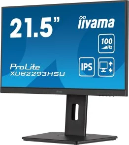 Фото: Монітор iiyama XUB2293HSU-B6 Black - 21.5" IPS / 1920×1080 / 100 Гц / Pivot / HAS № 4 | KTC