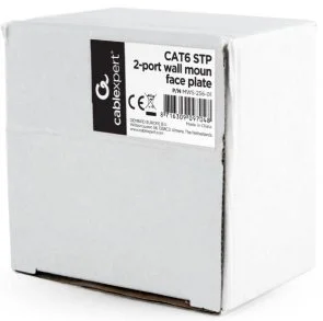 Фото: Розетка зовнішня Cablexpert STP RJ-45 Cat.6 White (MWS-2S6-01) № 3 | KTC