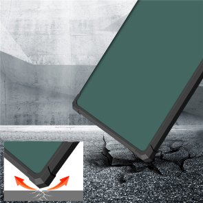 for Amazon Kindle Paperwhite G11 2021 - Ultra Slim Origami Dark Green