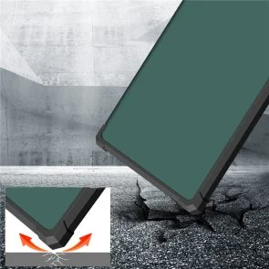 Фото: Чохол для електронної книги BeCover for Amazon Kindle Paperwhite G11 2021 - Ultra Slim Origami Dark Green (707220) № 3 | KTC