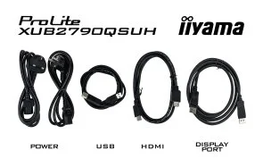 Фото: Монітор iiyama ProLite XUB2790QSUH-B1 Black - 27" IPS / 2560×1440 / 100 Гц / Pivot / HAS № 16 | KTC