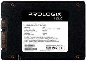 SSD-накопичувач ProLogix S360 SATA III 1TB (PRO1000GS360)