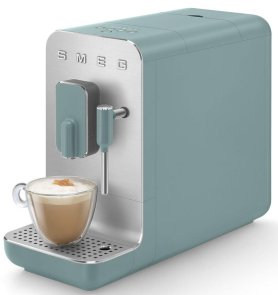 Кавомашина Smeg Coffee Machine With Steam Wand Emerald Green (BCC12EGMEU)