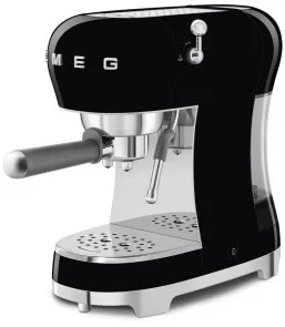 Фото: Ріжкова кавоварка Smeg Retro Style Black (ECF02BLEU) № 3 | KTC